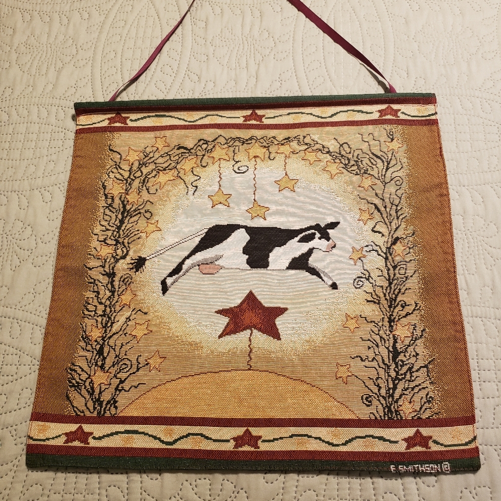 Cow & M00N Wall Hanging 🐄